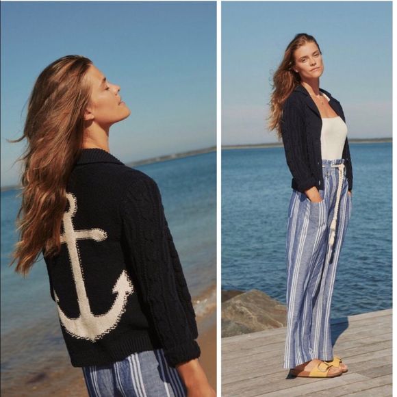 Anchors Away! Cableknit Cardigan NWT S - Picture 14 of 14